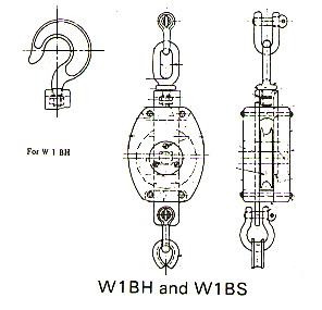 BLOCK WOODEN W/SHACKLE SC14 & BECKET F3426-W1BS SINGLE 220MM