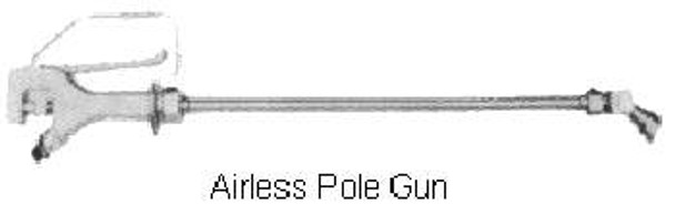 POLE GUN AIRLESS SPRAY IWATA AP65D-15 1.5MTR
