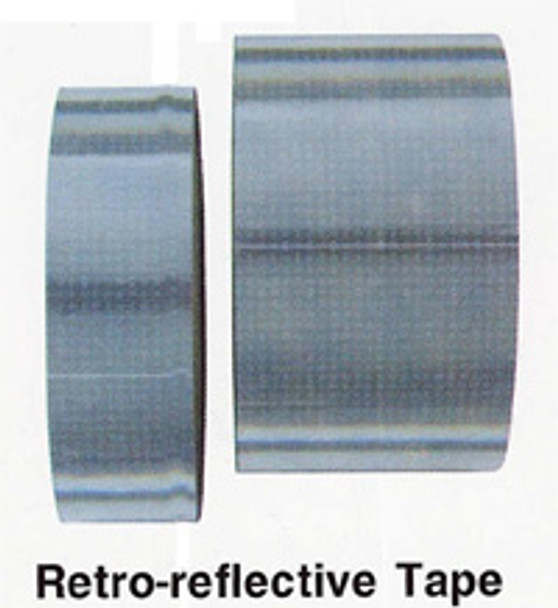 TAPE REFLECTIVE SILVER WHITE 50MM WIDTH