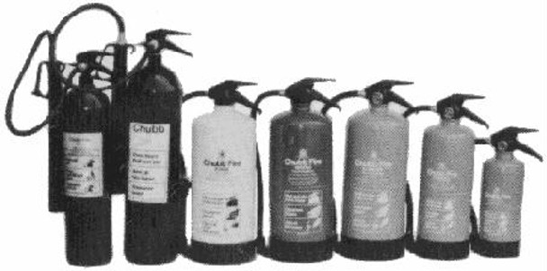 EXTINGUISHER CO2 UK DOT APRVD CHUBB CD-10 4.5KGS