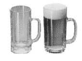 BEER MUG GLASS 840CC - IMPA 170669