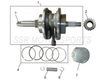 SR150 Piston and Rings Kit