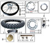 SSR SR300S Rear Wheel bearing Seal 33x43x7