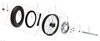 Kayo TS90 Front Wheel Rim Assembly 90 1.60 12 12"
