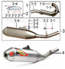 SSR SR300S 300 Header Pipe Exhaust Head Shield Cover SR300