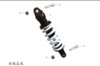 Kayo TD125 Rear Shock 310mm 125 2024 and later