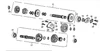 Kayo Storm Bull 150 Transmission Counter Shaft