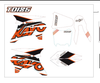 Kayo TD 125 Decal Kit Sticker TD125 2025 and newer