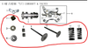 American Lifan KP Mini 150 Valves and hardware intake exhaust