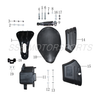 SSR Lazer 6 Battery Tool Case Cover Left Side 50 49
