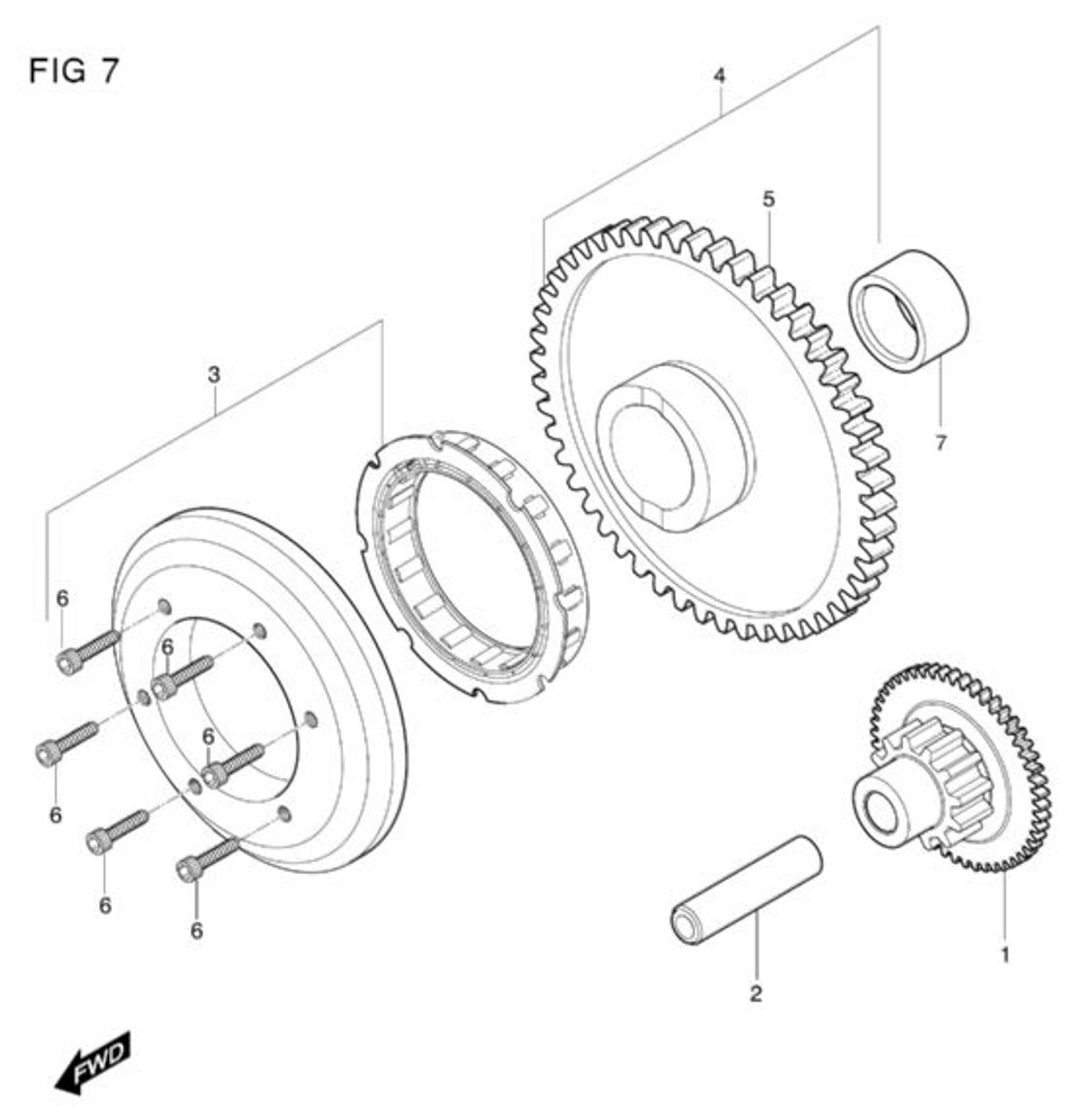 Starter Clutch Bolts