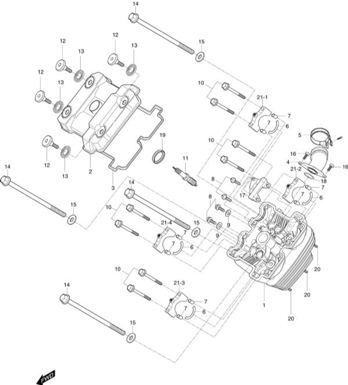 GV250 Front Intake Neck Boot