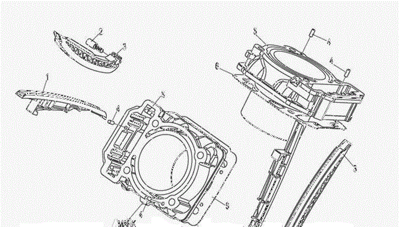 Cylinder Body CFMOTO V-Twin 800