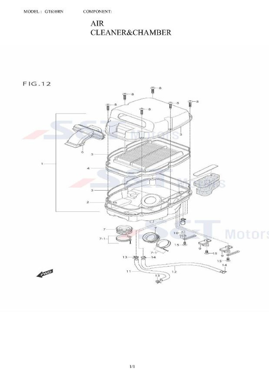 Clamp for Hyosung ST7 GT650R GV650