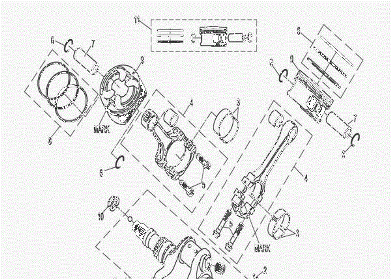 Piston, CFMOTO 800 motor (1 of 2 options)