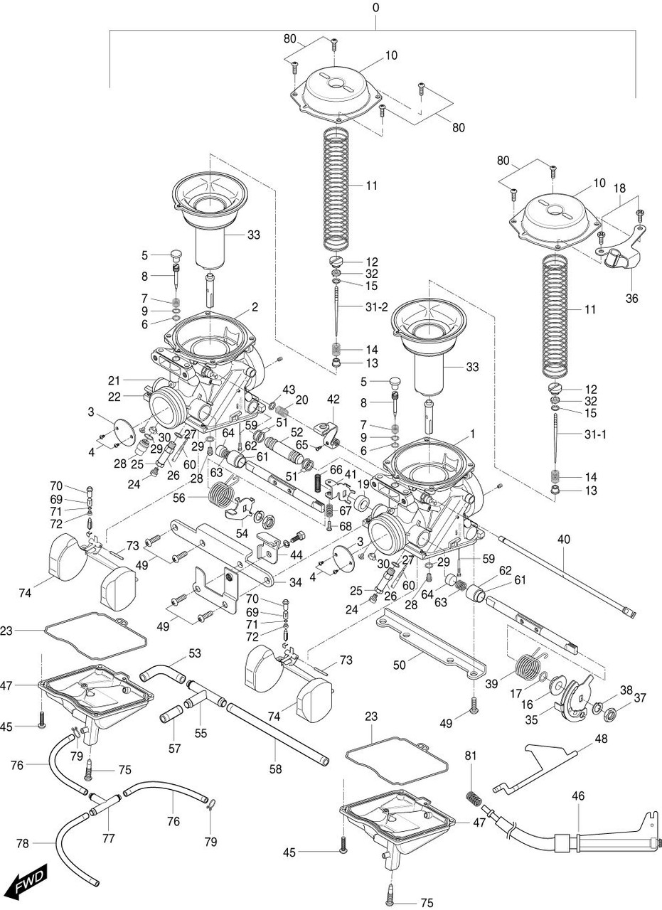 Idle Adjust Screw Assembly GV250 GT250R