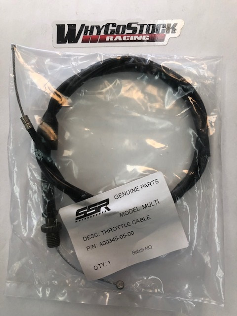 ssr 70 throttle cable