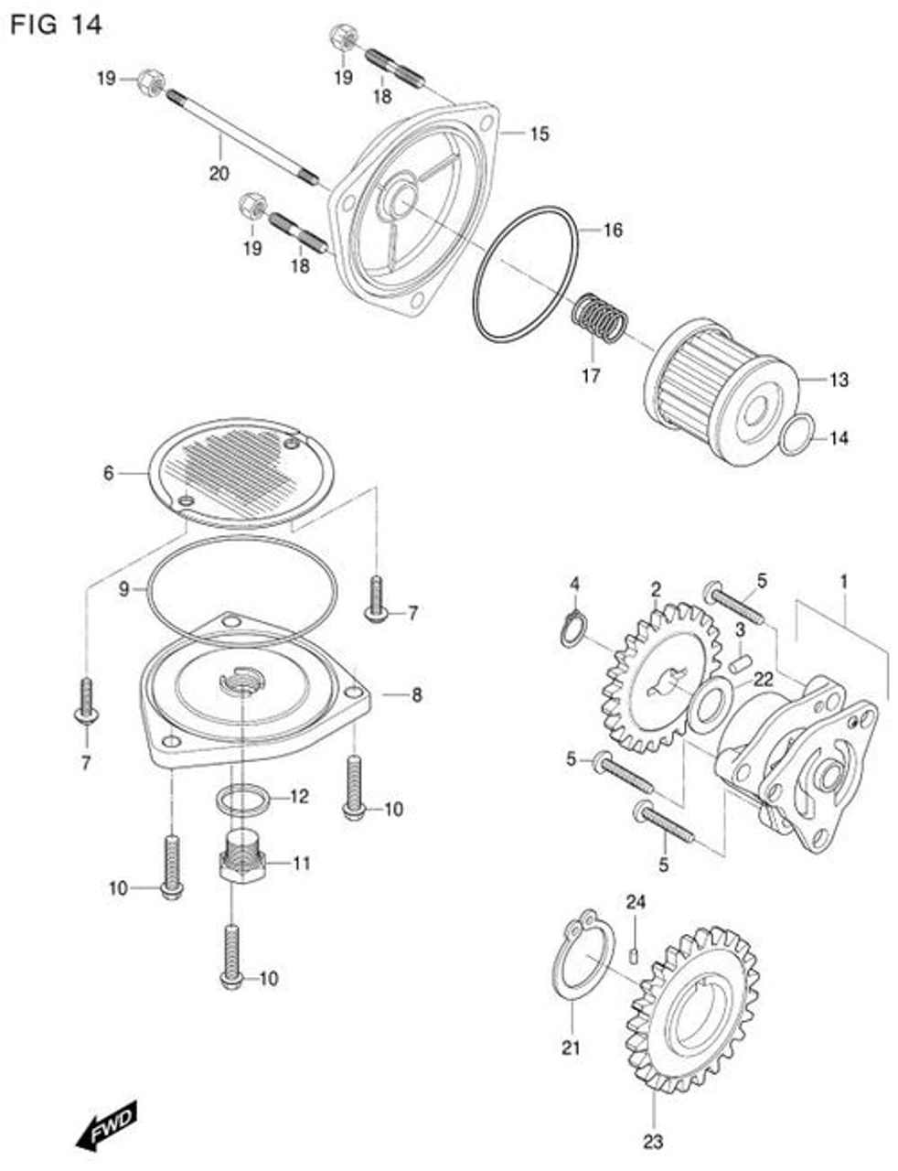 Oil Strainer GT650R GV650 SCreen