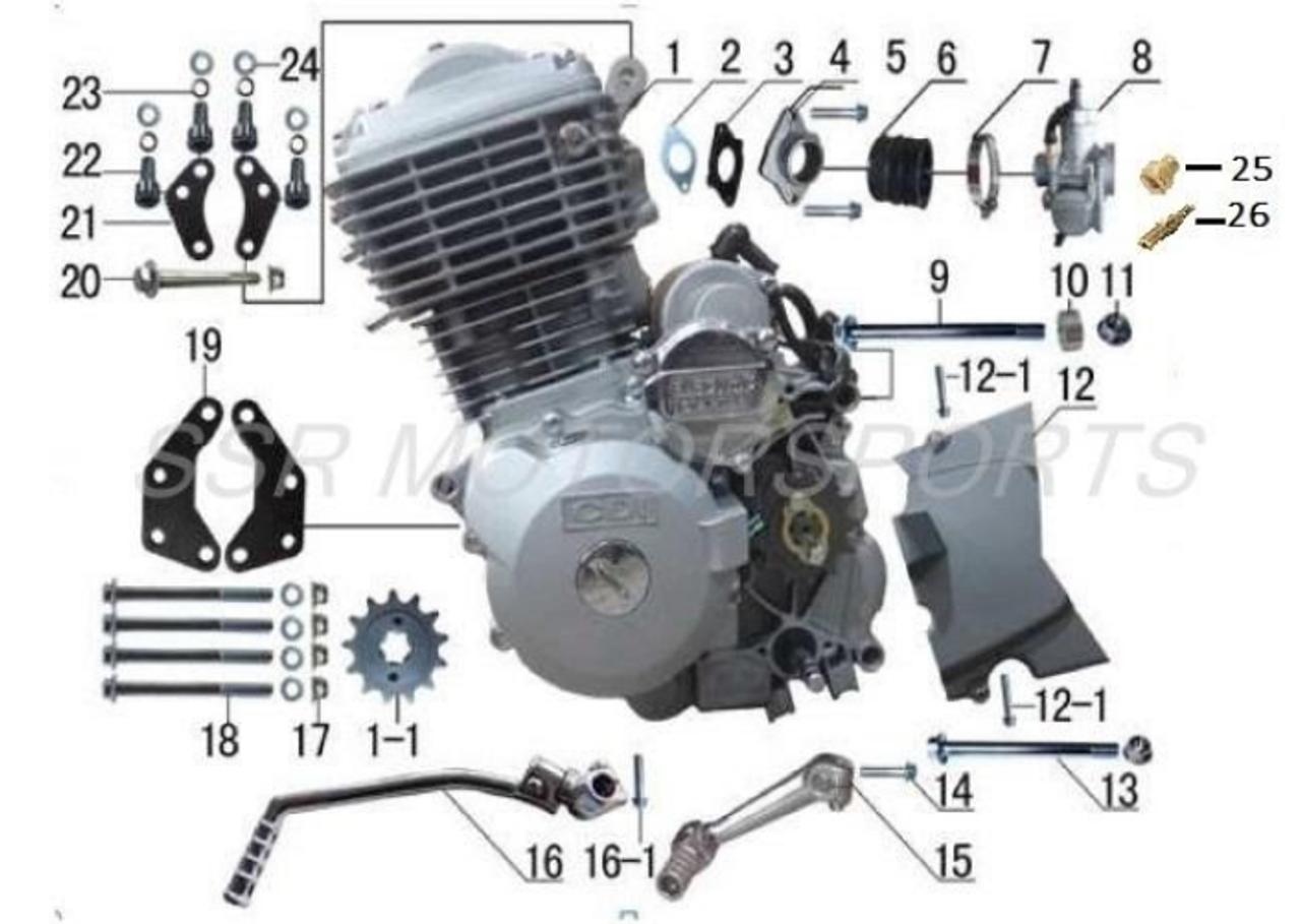 SSR SR189 SR150 Intake Neck Boot Manifold