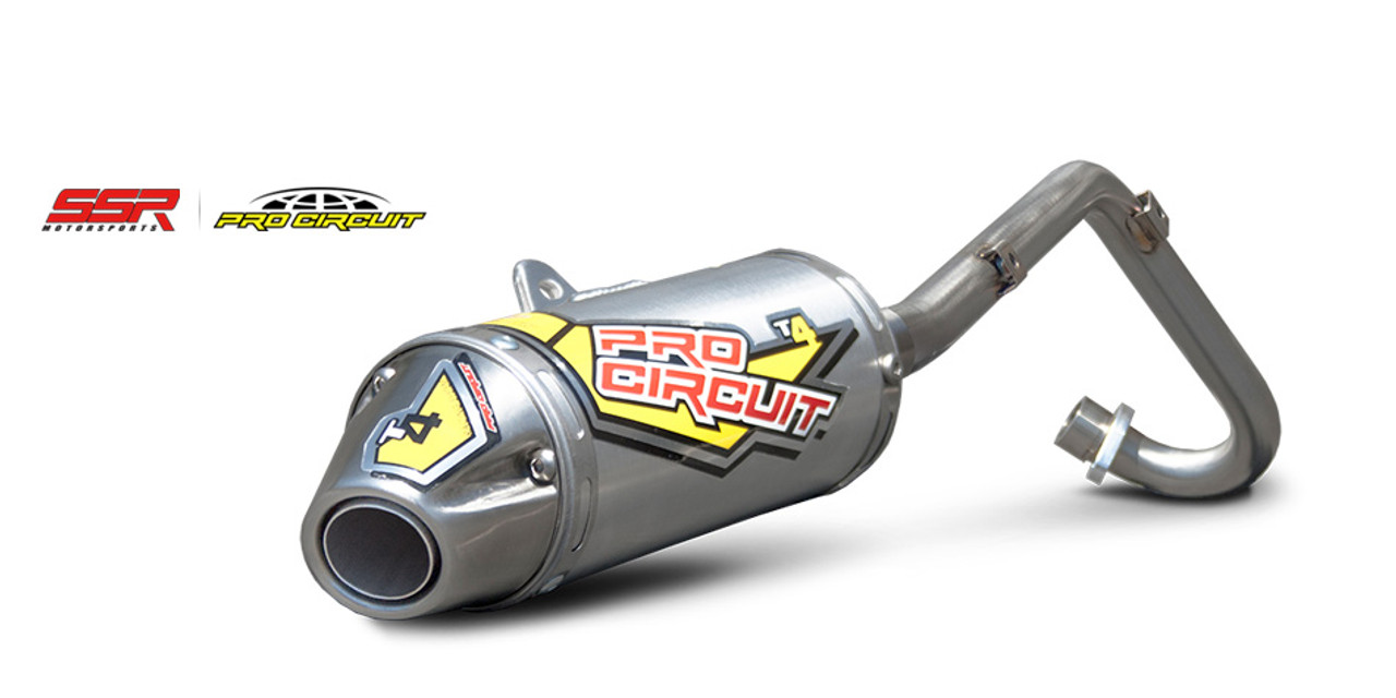 Pro Circuit T-4 Exhaust System for SR110 Models.