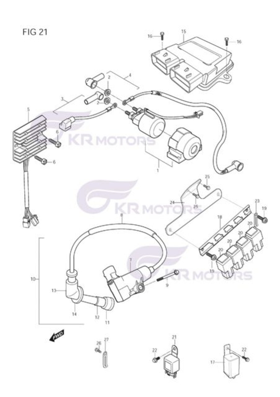 Hyosung GD250R GD250N ECU Engine Control Unit CDI Computer