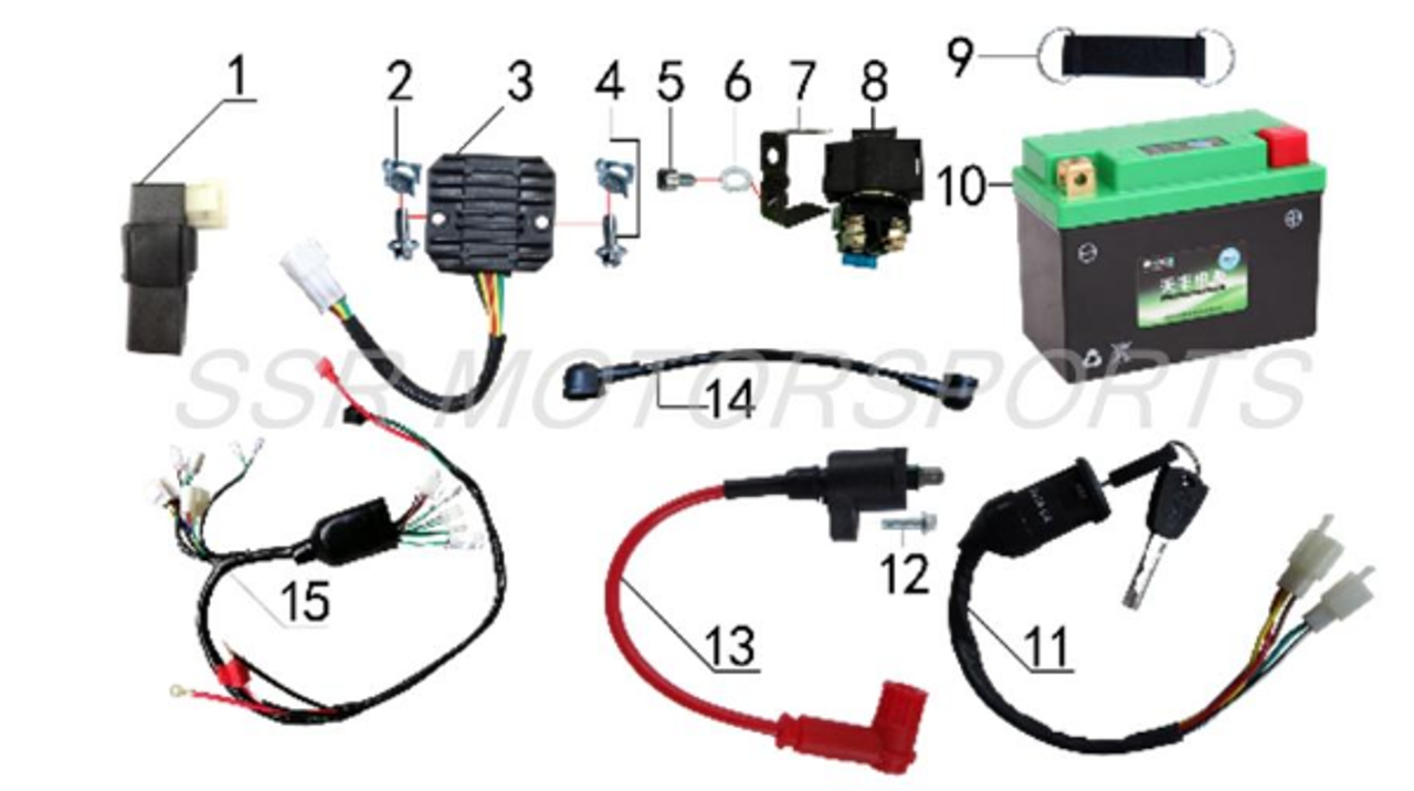 SSR Ignition Coil SR150 SR189