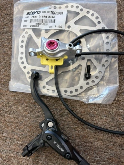 Kayo KMB60 Rear Brake System with Master Cylinder and Caliper 60