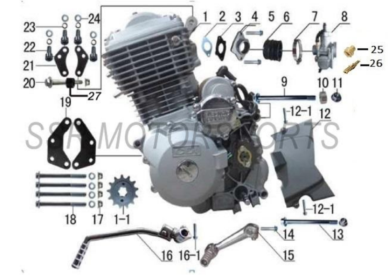 SSR SR189 189 Crate Engine Motor