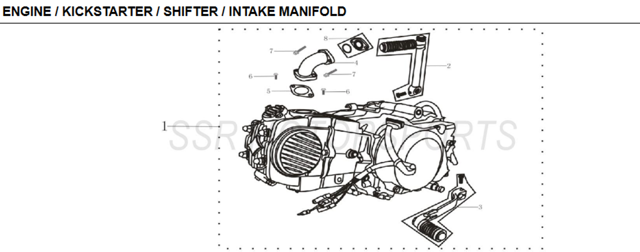 SSR 160TR 160TX 160 Crate Motor 