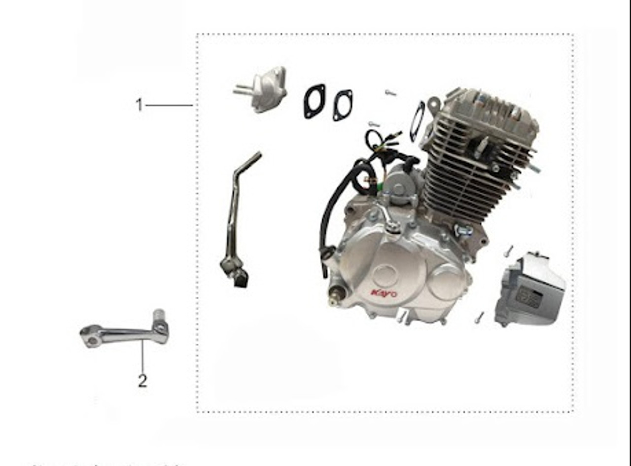 Kayo K2 230 Crate Engine Motor - Whygostock.com