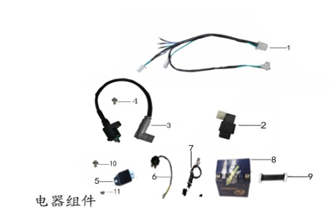 Kayo TT125 TT140 Wiring Main Harness 125 140