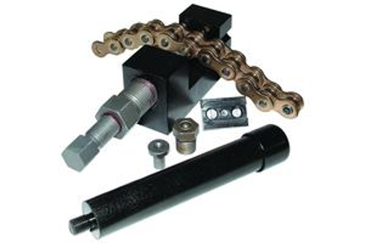 Motion Pro Jumbo Chain Tool Combo with Quad Stake Rivit Kit