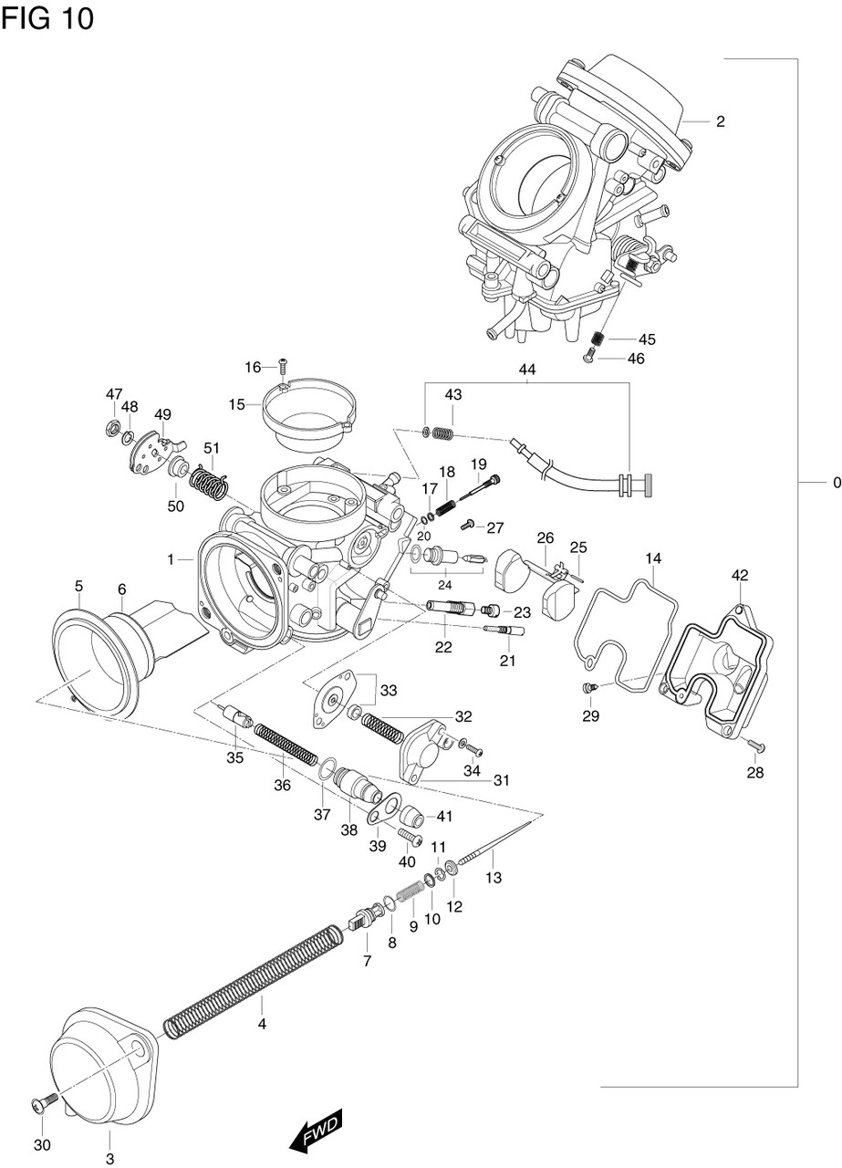 Hyosung GV650 adjuster mixture screw for carburetor