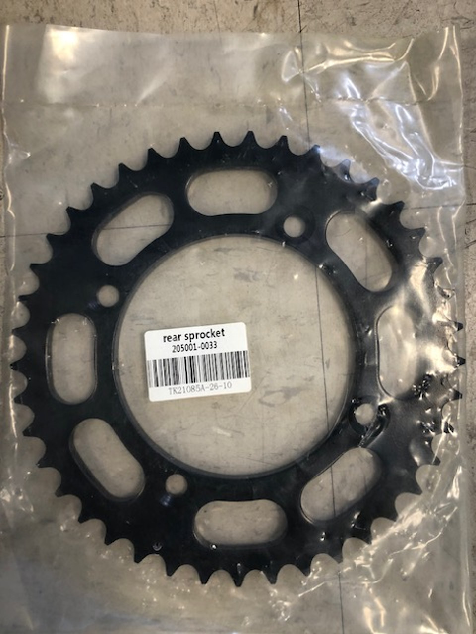 Custom Kayo Bull 200 AU200 Rear Sprocket Cut