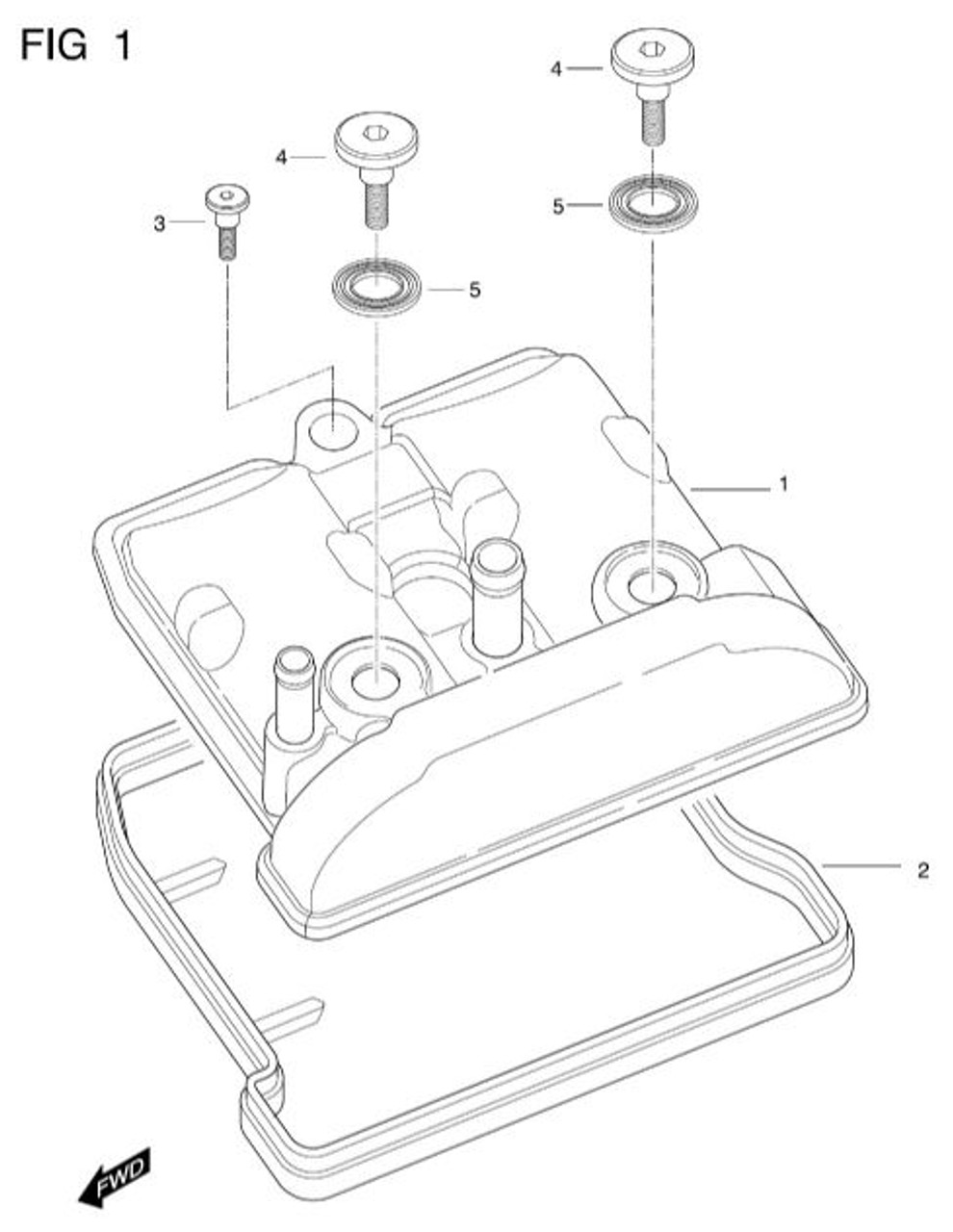 TE450S Valve Cover Gasket MTX450R