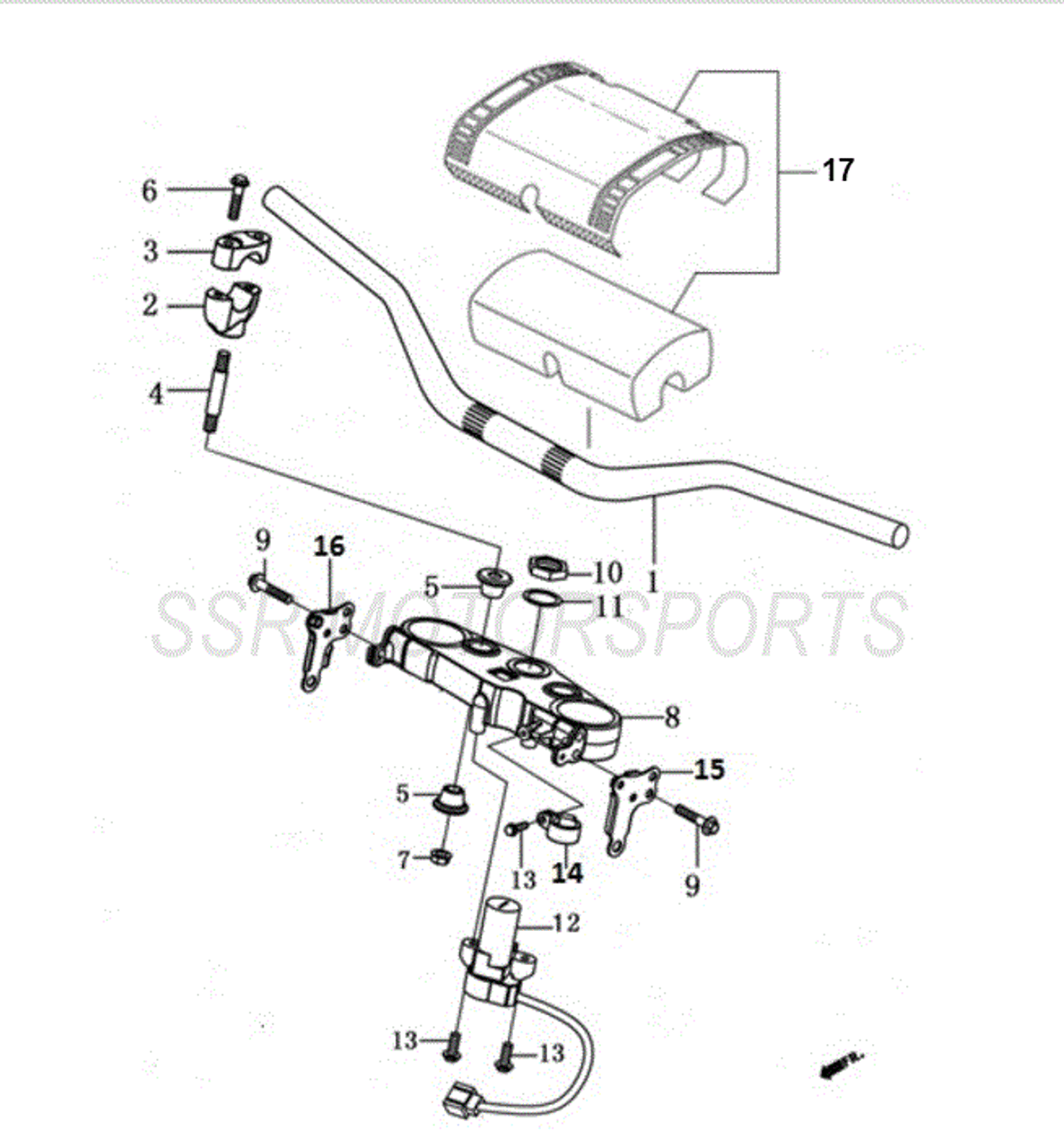 SSR SR250S SR450S 250 450 Key Ignition Switch
