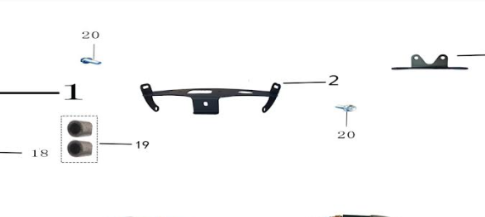 Kayo T4 230 Speedometer Bracket