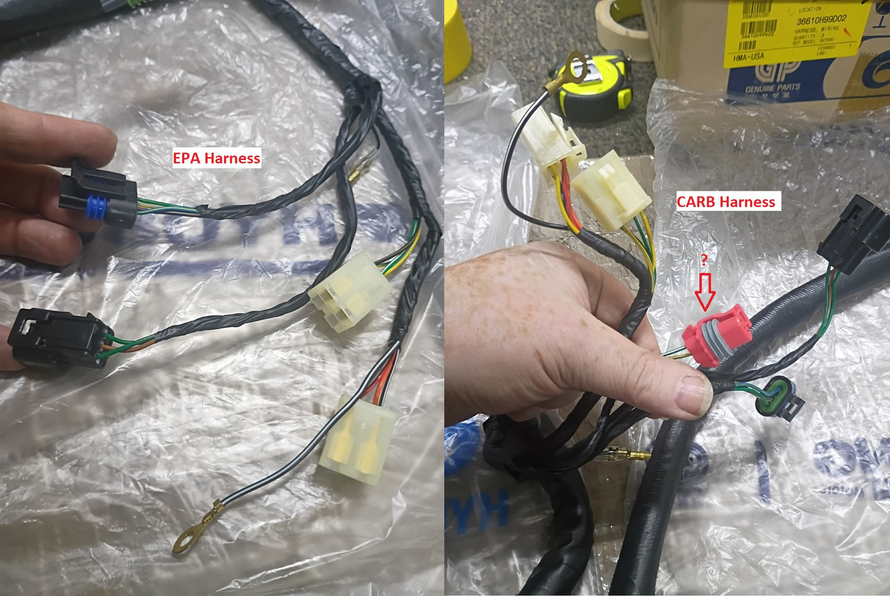 Hyosung ST7 Wiring Harness for 49 States EPA models