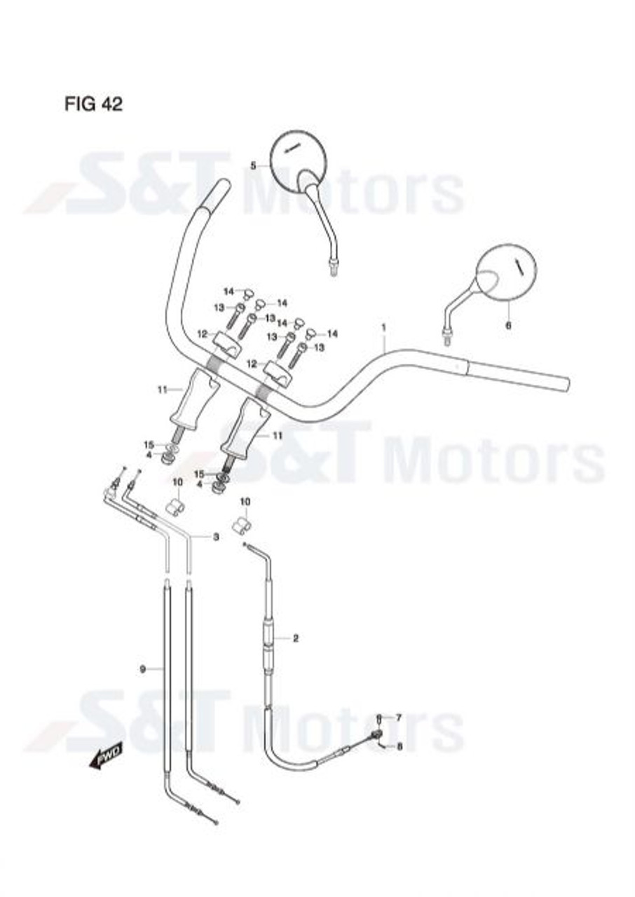 ST7 Clutch Cable GV700