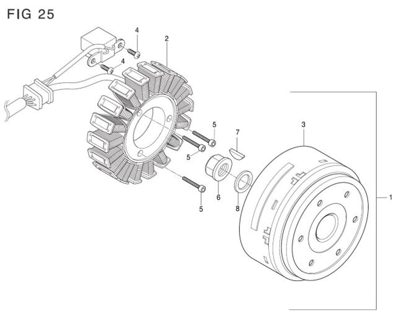 TE450S MTX450R Rotor Fly Wheel