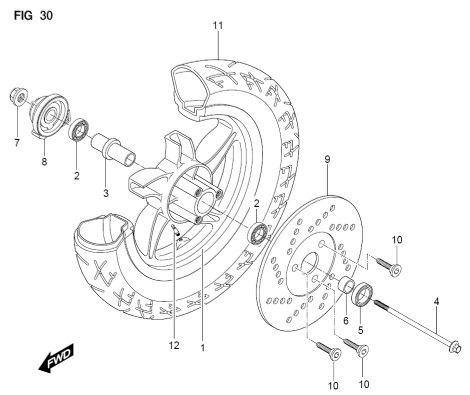 Hyosung Speedometer Gear Box Assembly