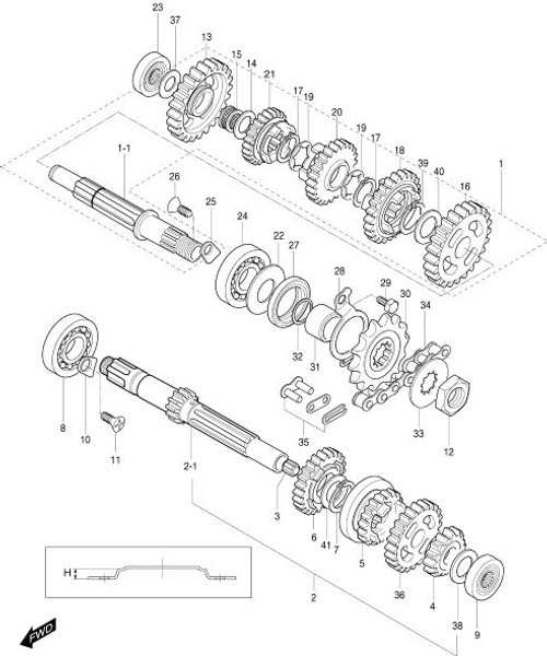 Thrust Washer 4th Gear Drive Lock Washer