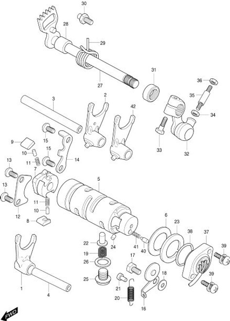 O-ring Hyosung Gear Shift Switch 26.2 2.4