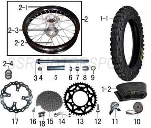 SR150 Rear Brake Rotor SSR