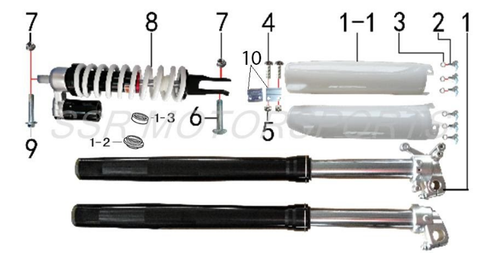 SR189 Rear Shock 2020 2021 2022 2023 +