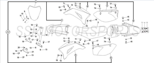 SSR TR Seat SR110TR SR125TR SR140TR SR160TR SR170TR BW 110 125 140 160 170 