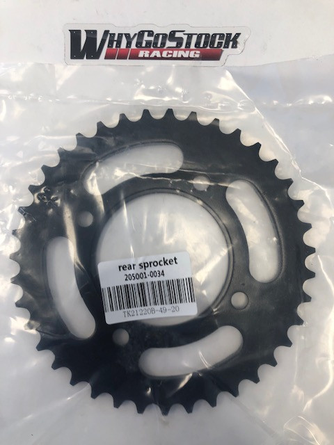 Kayo TS90 Rear Sprocket Dirt Bike 39 tooth 420 - Whygostock.com