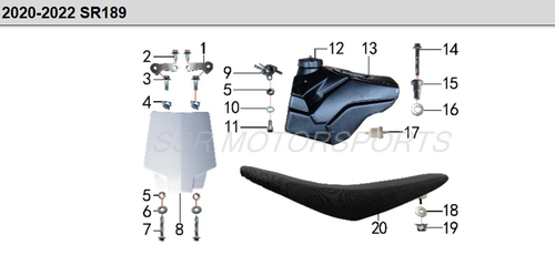 SSR Gas Cap SR189 SR150 SR300 150 189 300 SR300S