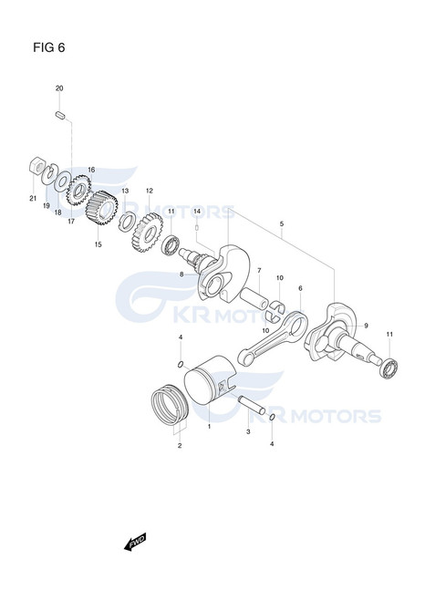 Crank Pin for GD250R