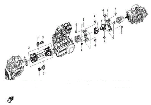 CFMOTO UJoint U-Joint 20 50